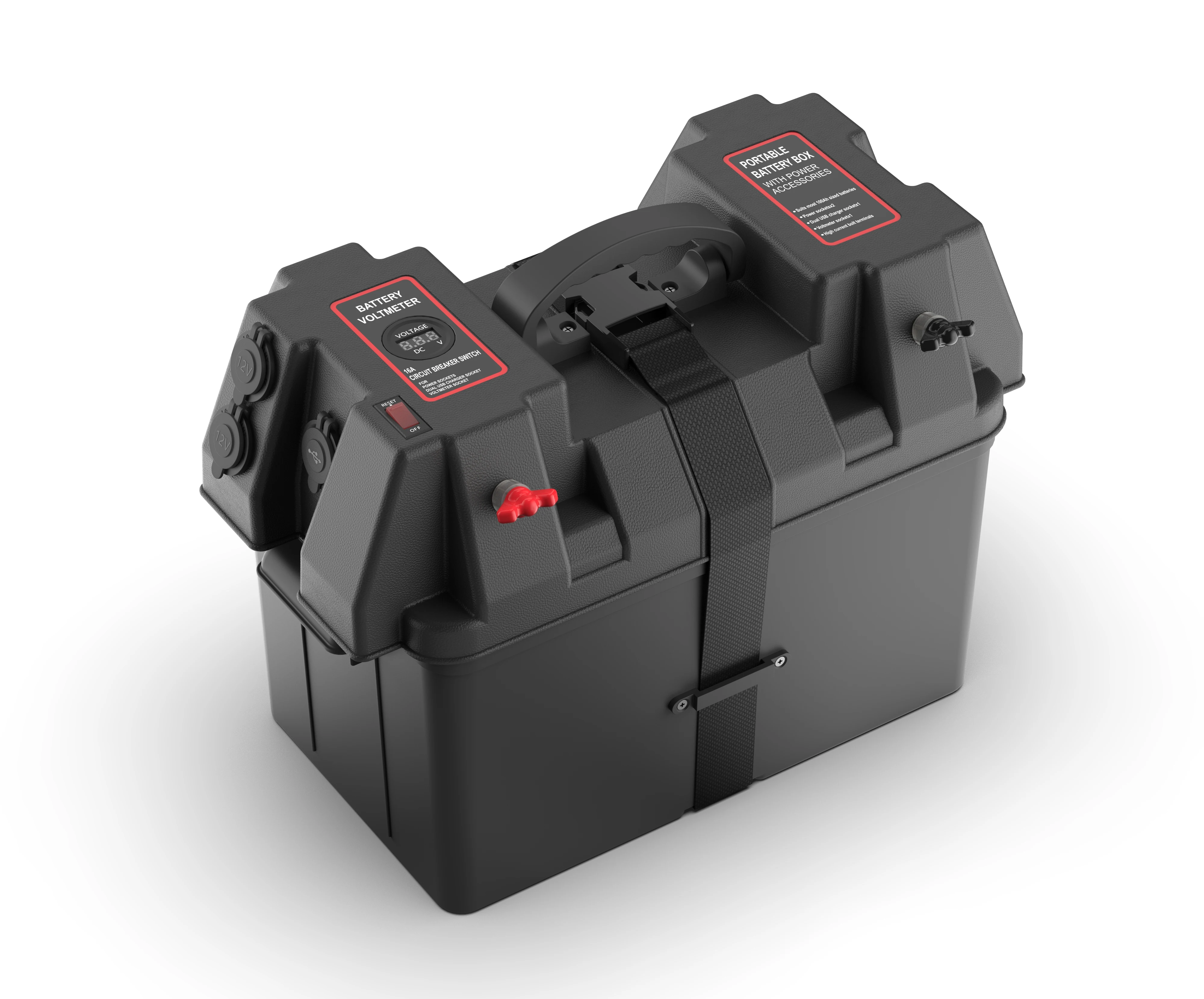 Good Quality Portable Rechargeable Usb Ports Proforma Powered Battery Box 12V