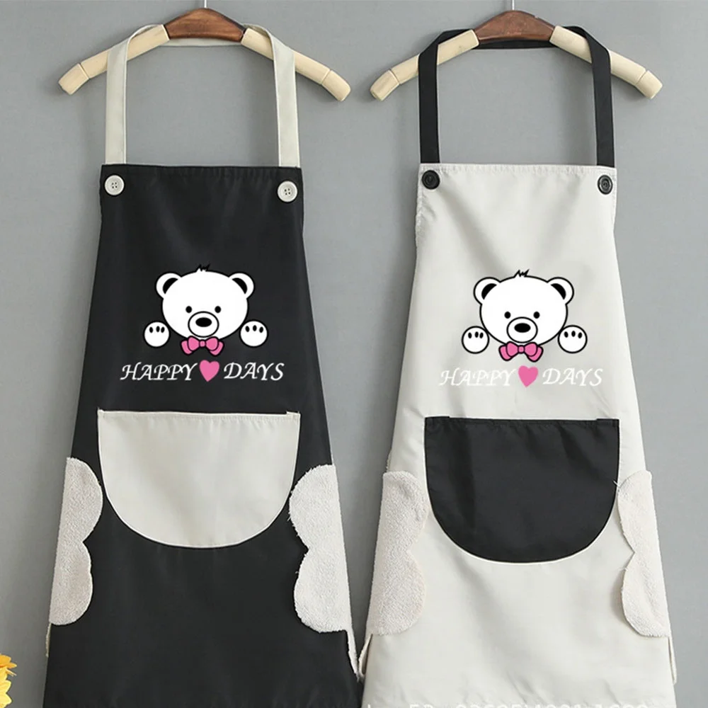 Хлопковый тканевый кухонный фартук на заказ Mr Mrs для пар