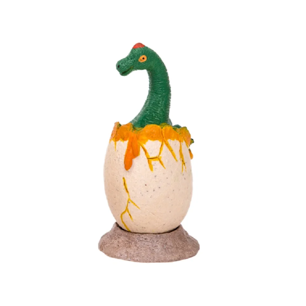 10CM Height Eco-friendly Soft Material 3D Realistic Green Color Giant Rubber TPR Toys Dinosaurs Eggs For Sale