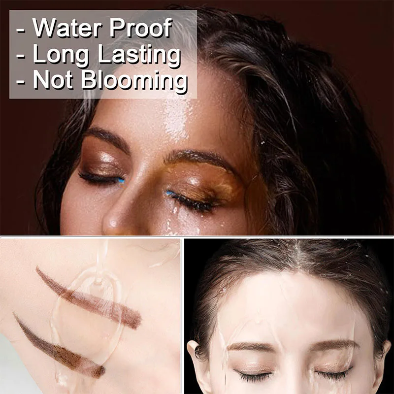 Custom Logo Enhancer Makeup Henna Eyebrow Gel 4 Color Black Brown Waterproof Eye Brow With Tint Brush