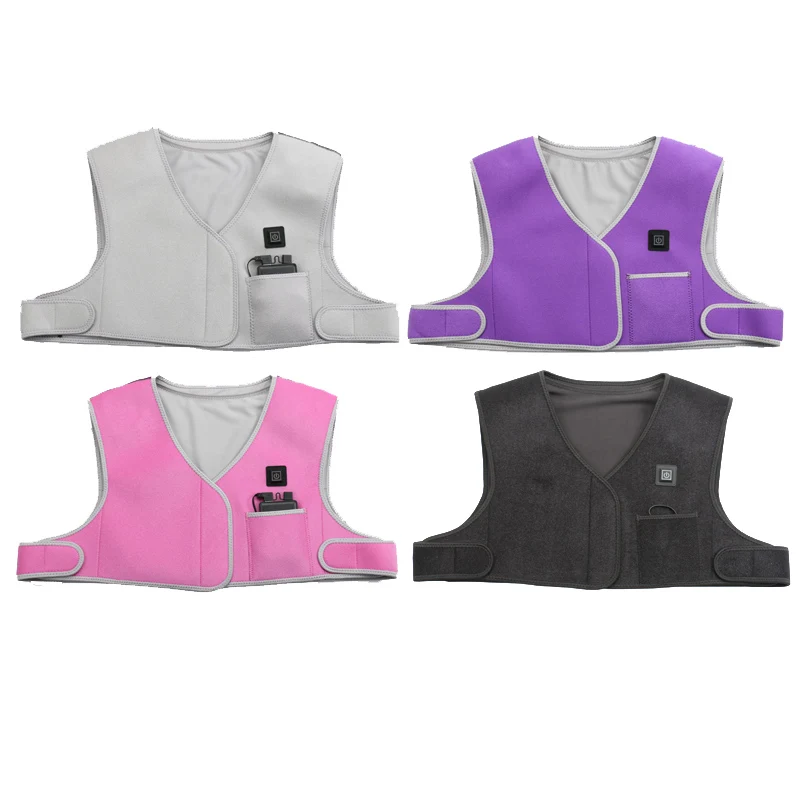 Unisex usb powered electrothermal vest for seniors and outdoor working people