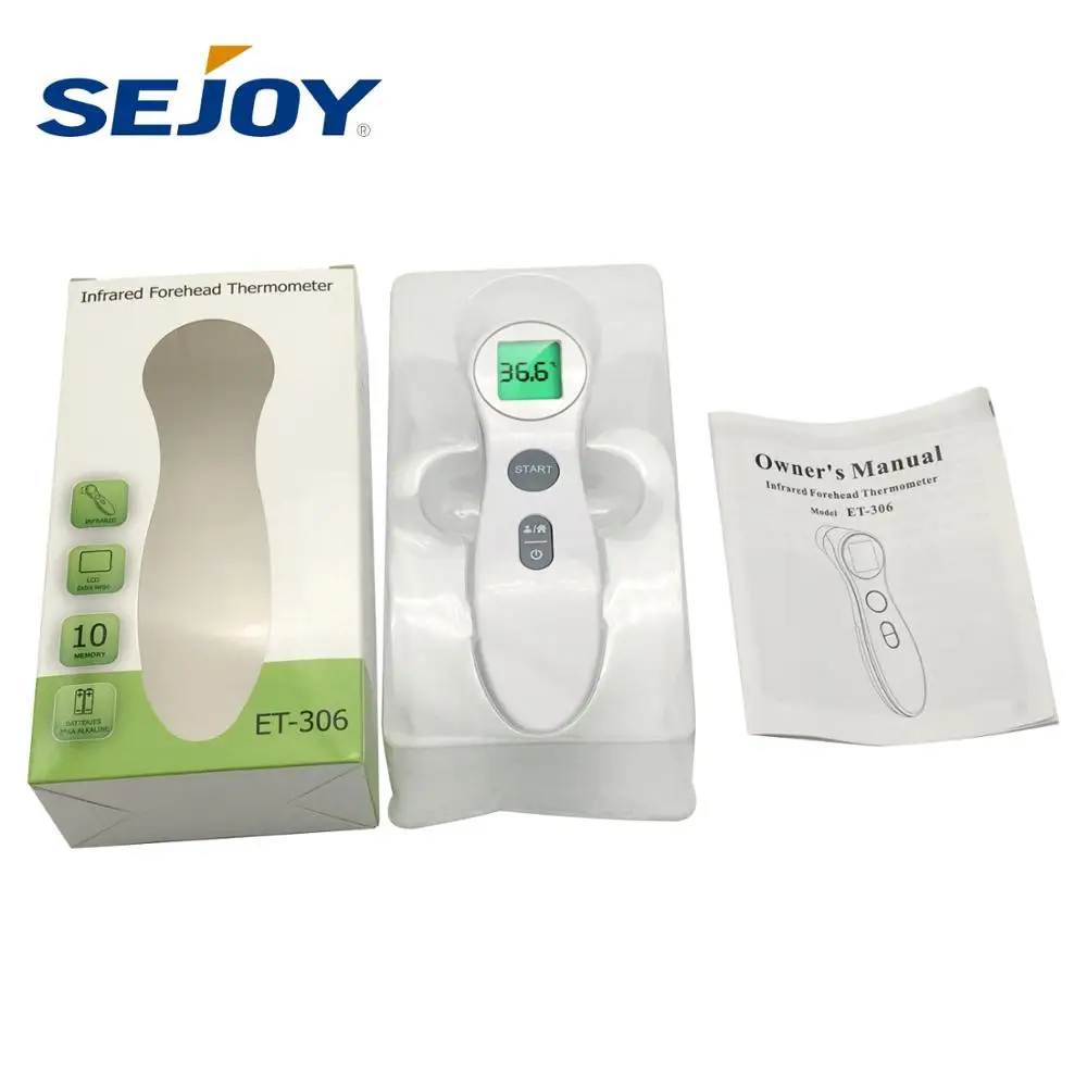 Sejoy infrared thermometer medical thermometer gun forehead thermometers