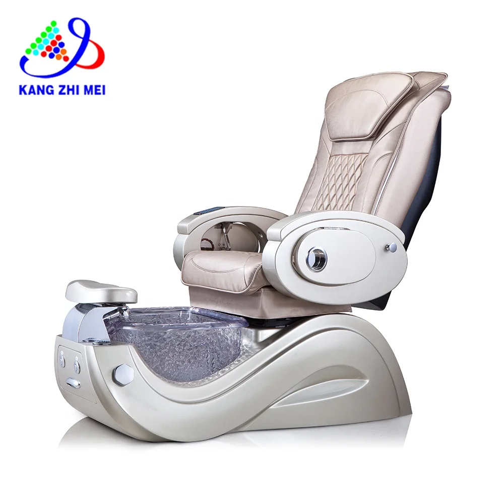 Kangmei Beauty Nail Salon Furniture Pipeless Whirlpool Jet European Human Touch Massage Foot Spa Manicure Pedicure Chair