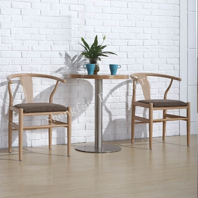 Hans Wegner Danish Hotsale Nordic Wholesale Factory Solid Wood Outdoor Wedding Raw Wood Color Ash Oak Wooden Dinning Arm Chairs