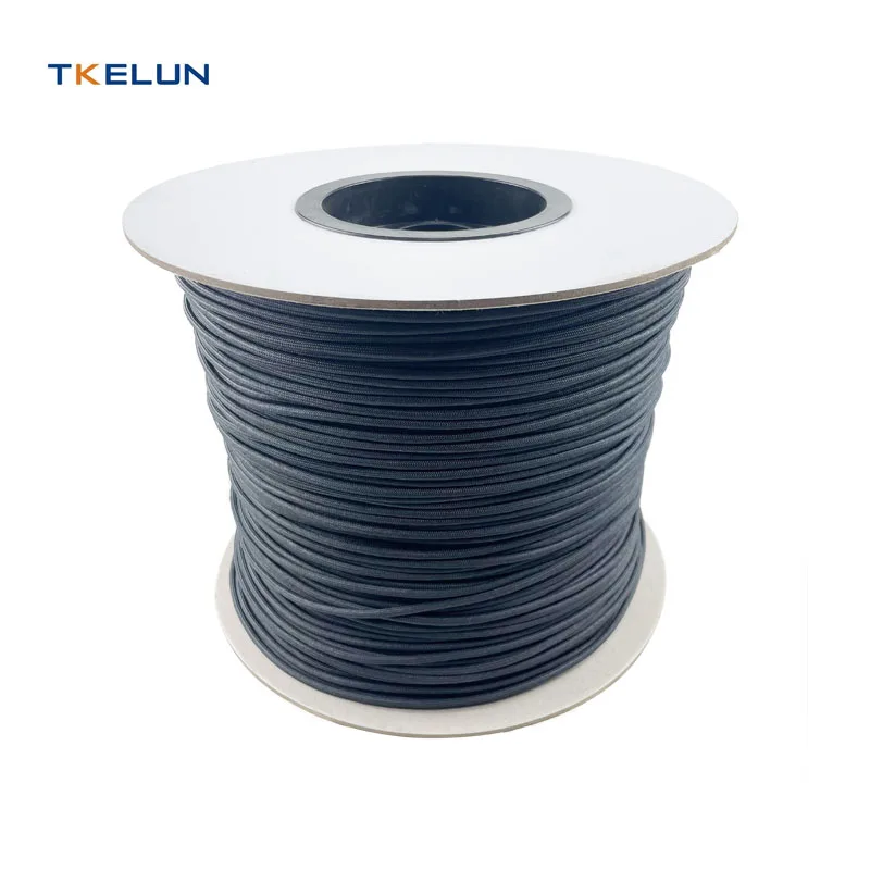 Fire Proof High Strength Black Aramid Double Braided Rope