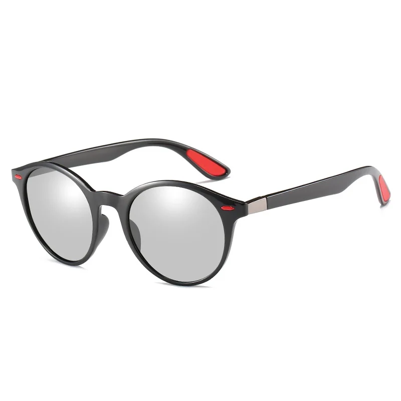 Vintage Polarized Sunglasses For Women Classic Round Sunglasses Men TR Frame