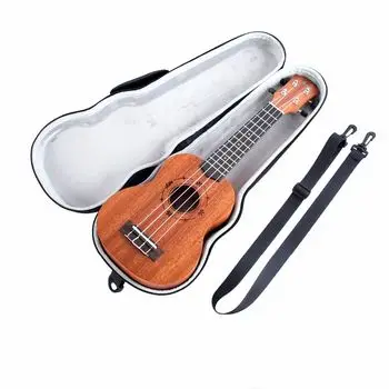 Factory wholesale guitar violin ukulele storage hard shell case EVA box shoulder strap bag