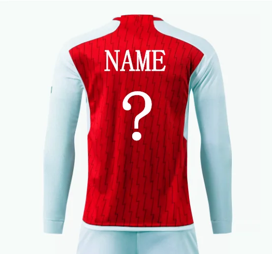 Player version long sleeve football shirt 23/24 season SAKA G.JESUS long sleeve soccer jersey Camisa de manga larga