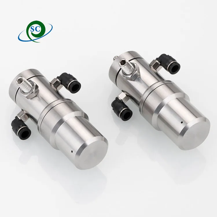 SS 1/4' thread Ultrasonic anti-drip Atomizing Nozzles Pneumatic foggy nozzle