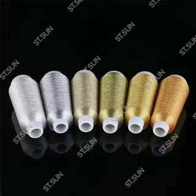 Silk Line Diy Handicraft Knitting Embroidery Handmade Gold And Silver Thread