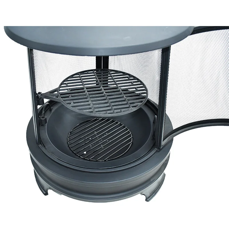 Wood burning steel outdoor fir pit metal fire pit wood fire pits