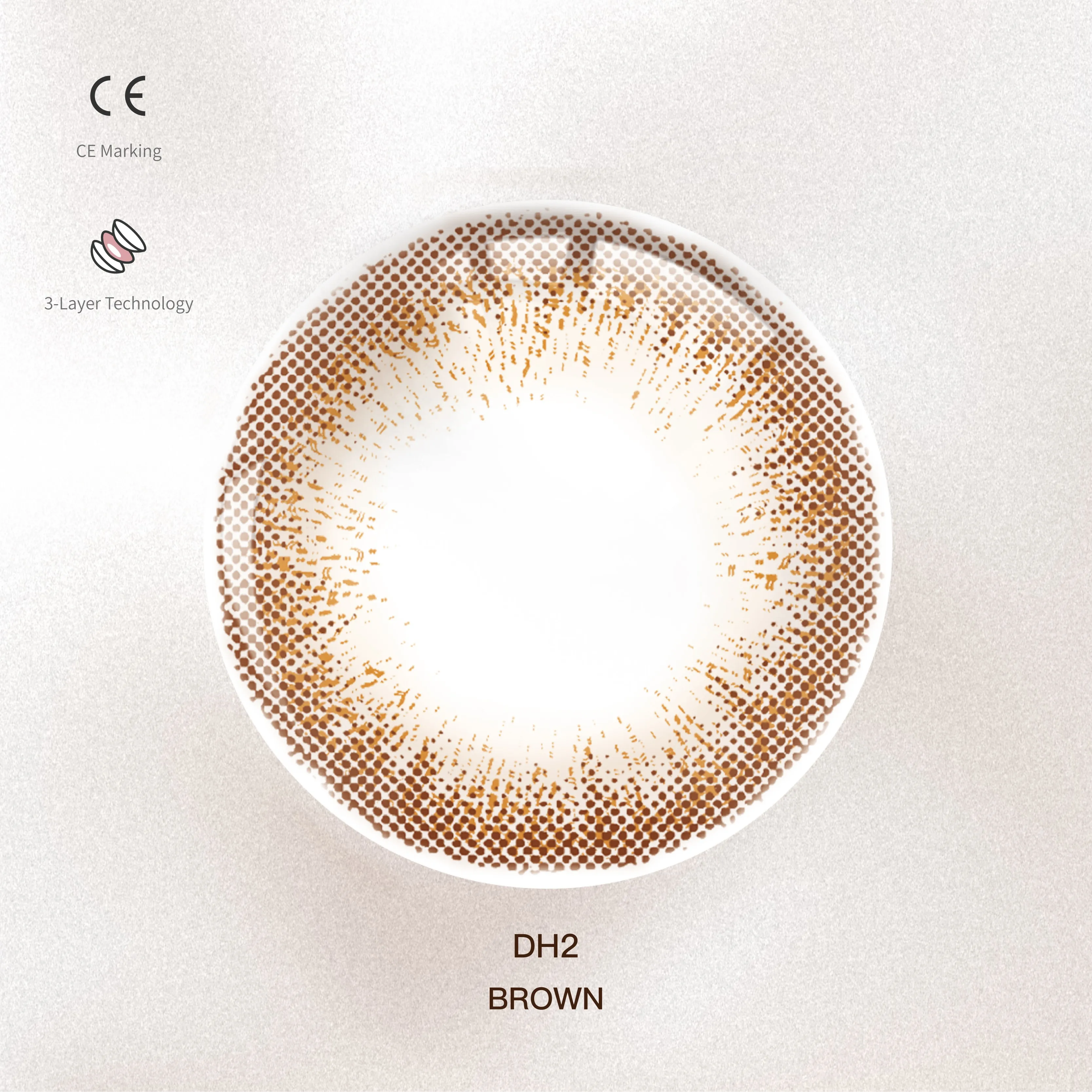 Charming Classical Color Size 14 Coloured Eye Contacts,Luxury European Women Beauty Color Daily Eye Contacts//