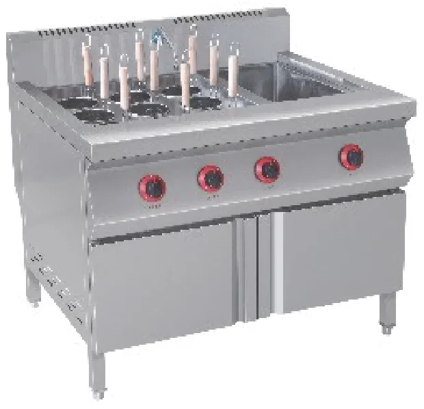 Commercial Professional Hotel Restaurant Kitchen Equipment Gas 9 Plus 1 Noodles Cooking Boiler Pasta Cooker