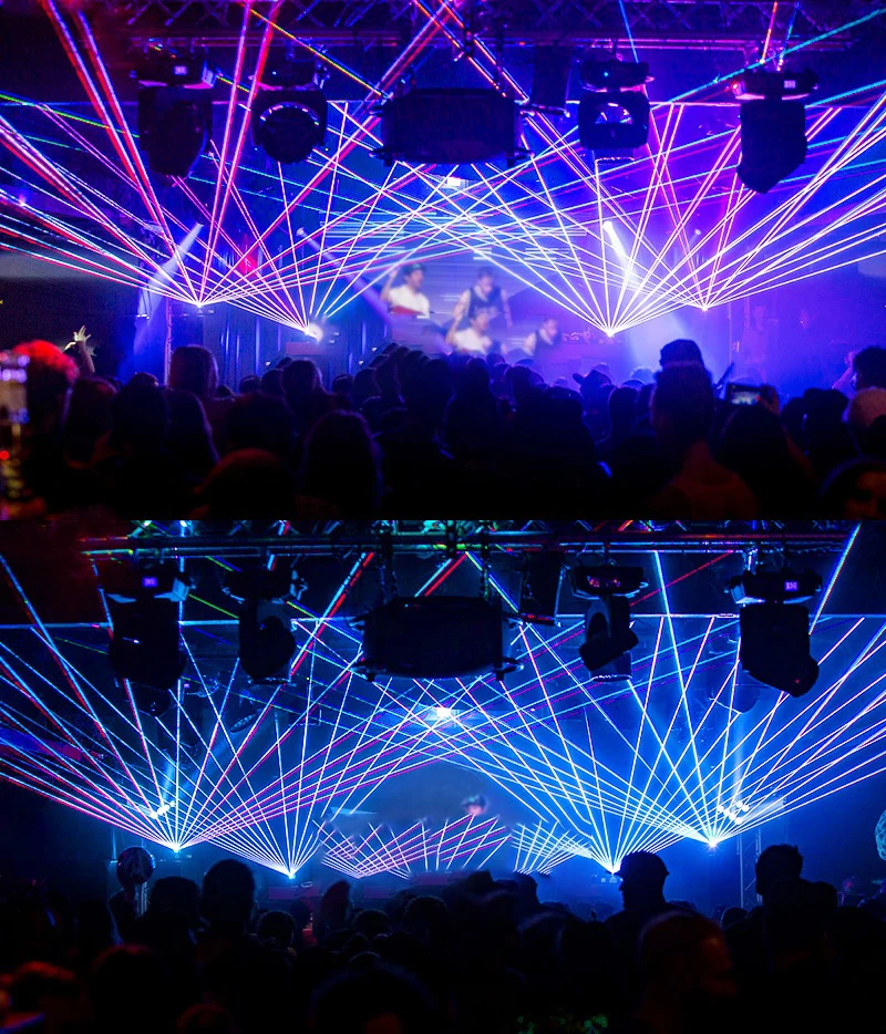 HOT 3D laser show Projector 1w RGB Animation disco DJ mini laser light 3D laser Projector