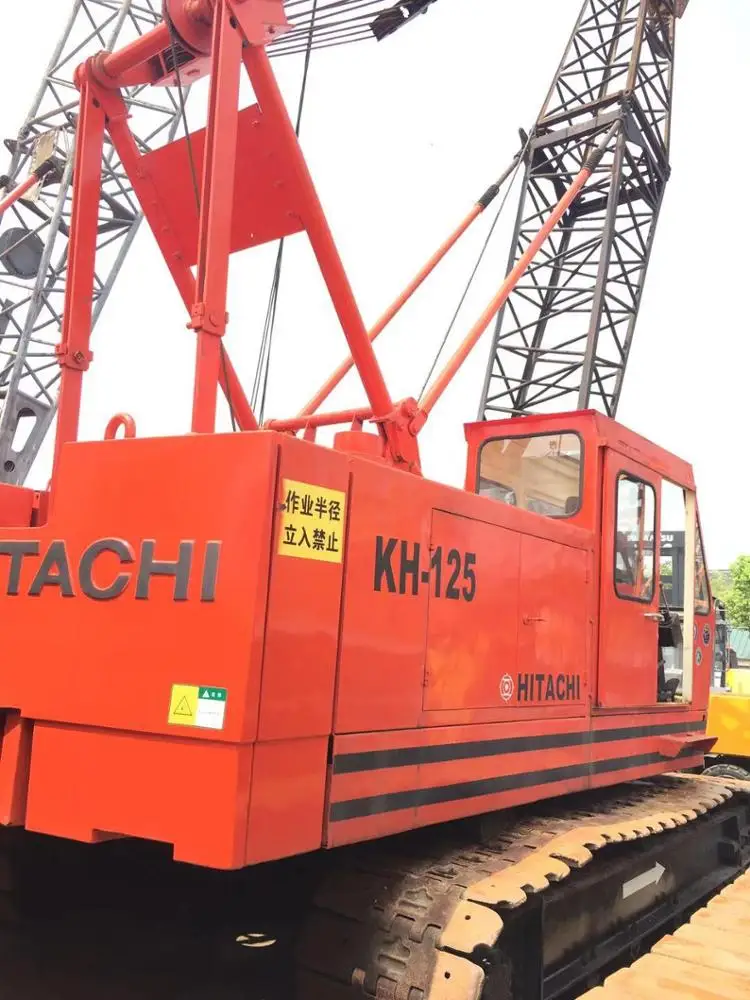 Япония сделал используется 35T гусеничный кран KH125 в наличии на продажу