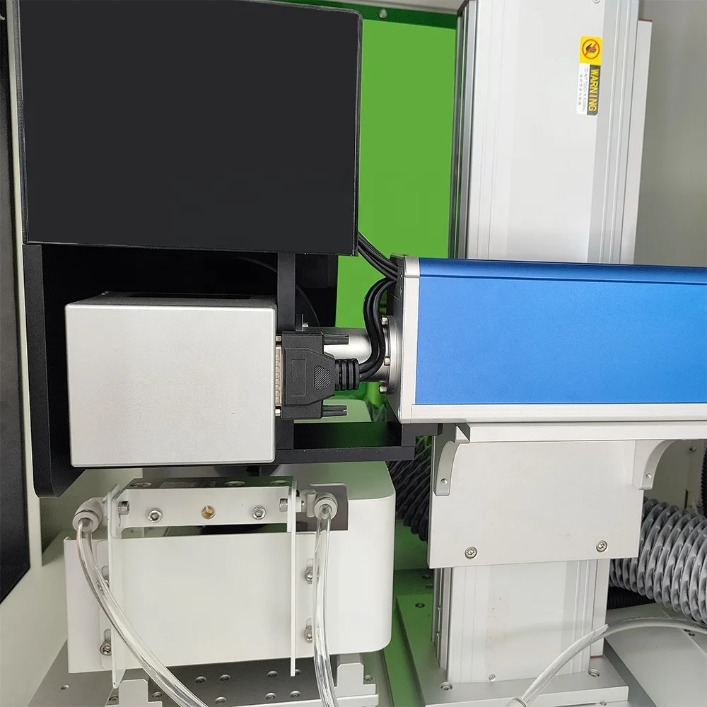KEYILASER Vision Positioning Auto Focus Laser Chip Decapping Machine Enclosed Fiber Marking for