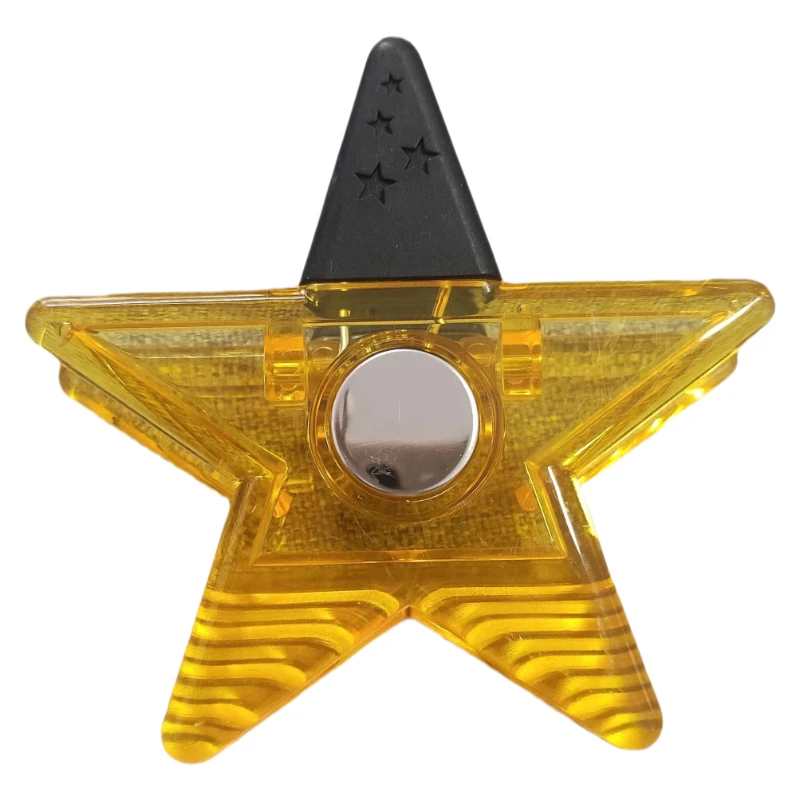 Hot Sale Tooth Shaped Star Shaped Alligator Clip On Magnet Fridge Magnetic Memo Note Clips Magnetic Refrigerator Clip With Logo