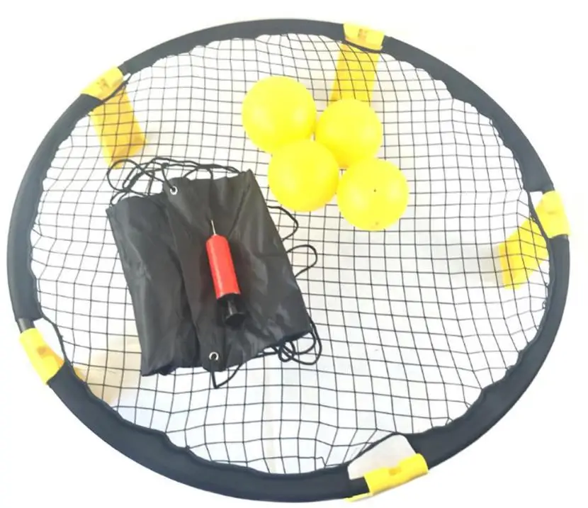 Wholesale Mini Beach Volleyball Spike Ball Game Set Outdoor Team Catch Sports Lawn Fitness Equipment