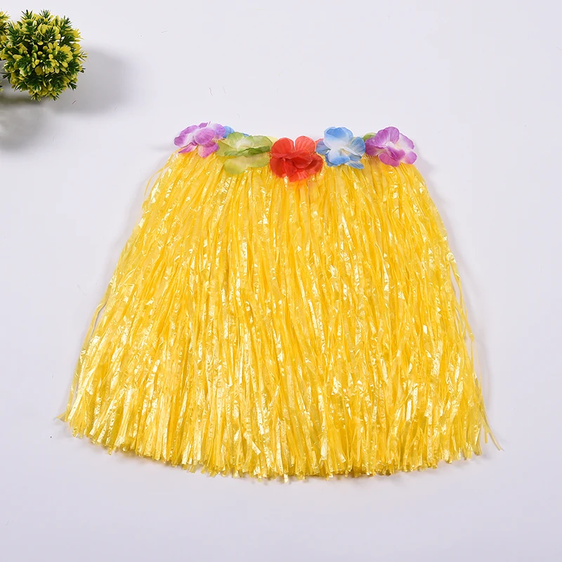 Hawaii Green Grass Skirt 40CM Girl Dress Up Hula Skirts Party Supplies Wholesale sexy adult sexy hawaii grass skirt