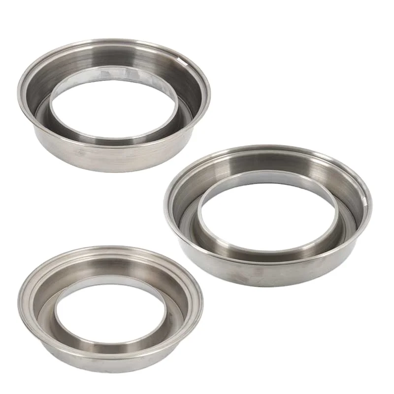 Korean Stainless Steel Round BBQ Grill Barbecue Accessories Water Basin Water Ring Charcoal Basin For Charcoal BBQ Grill