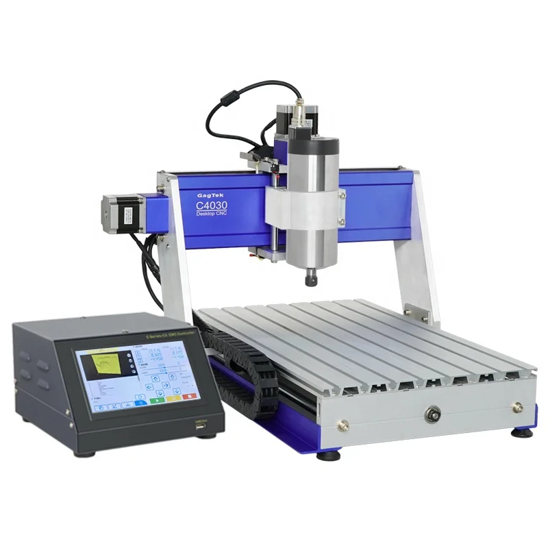 
New design CNC 3040 wood router woodworking machine with touch screen controller for silver metal engrave 
