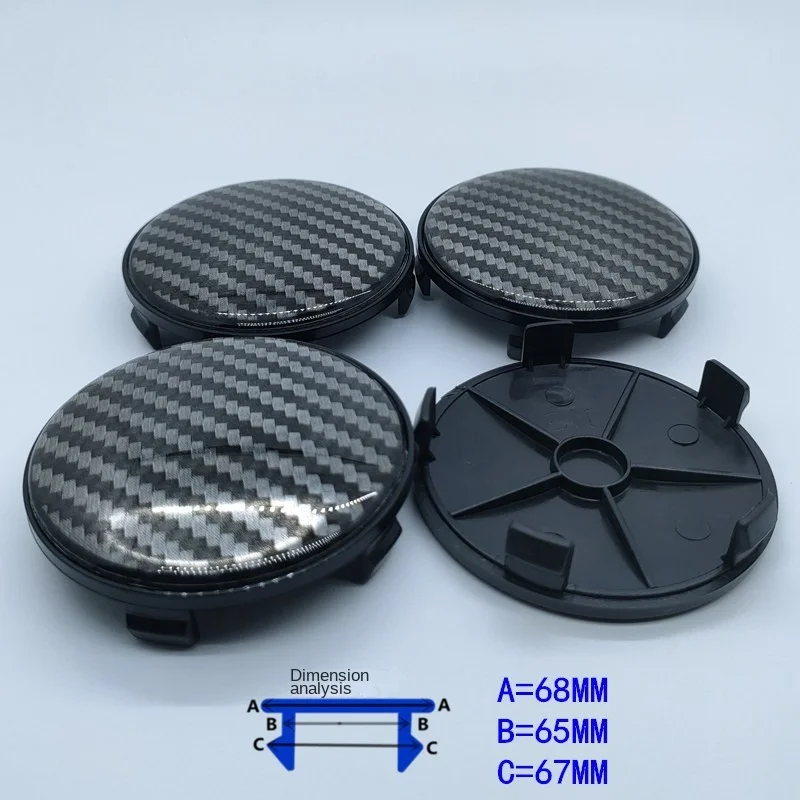 Chrome 68mm Wheel Center cover Car Hub cover Custom Logo 65mm 2.55 inch Aluminum Badge Stickers