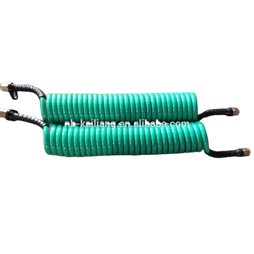 Small diameter plastic/nylon air brake coils/PA hose nylon recoil air tubing