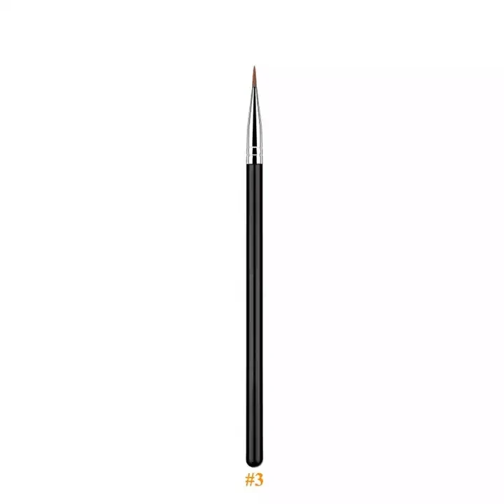 URKUNET-Popular high quality cangzhou vegan angled square flat fine thin eyes liner brow tresluces brush make up gift sets