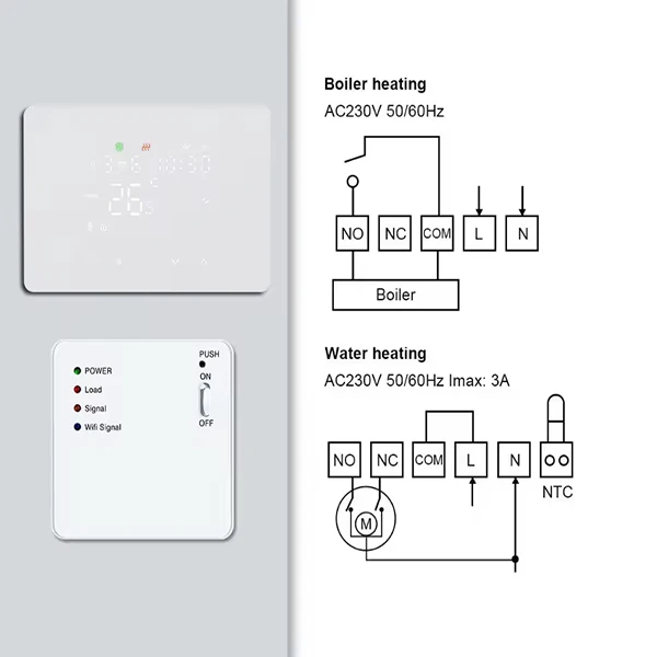 HY101RF Smart Tuay Wifi Wireless Programmable for Water Gas Boiler Thermostat