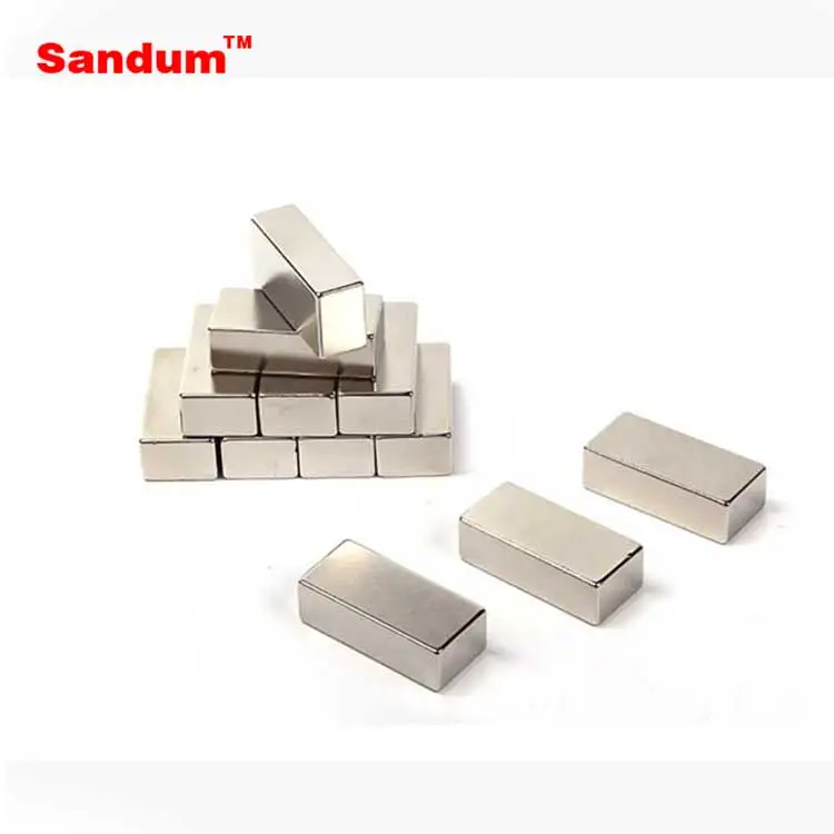 Square Nickel Plated NDFEB Sintered Magnet for Sensor