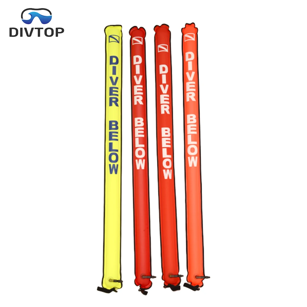 Promate Diving Inflatable Safety Tube Sausage Signal Marker Buoy Tube