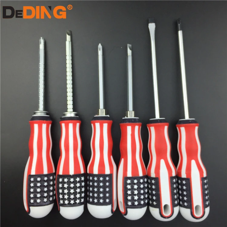 Multi functional screwdriver flag screwdriver power steel blade  magnetic screwdriver