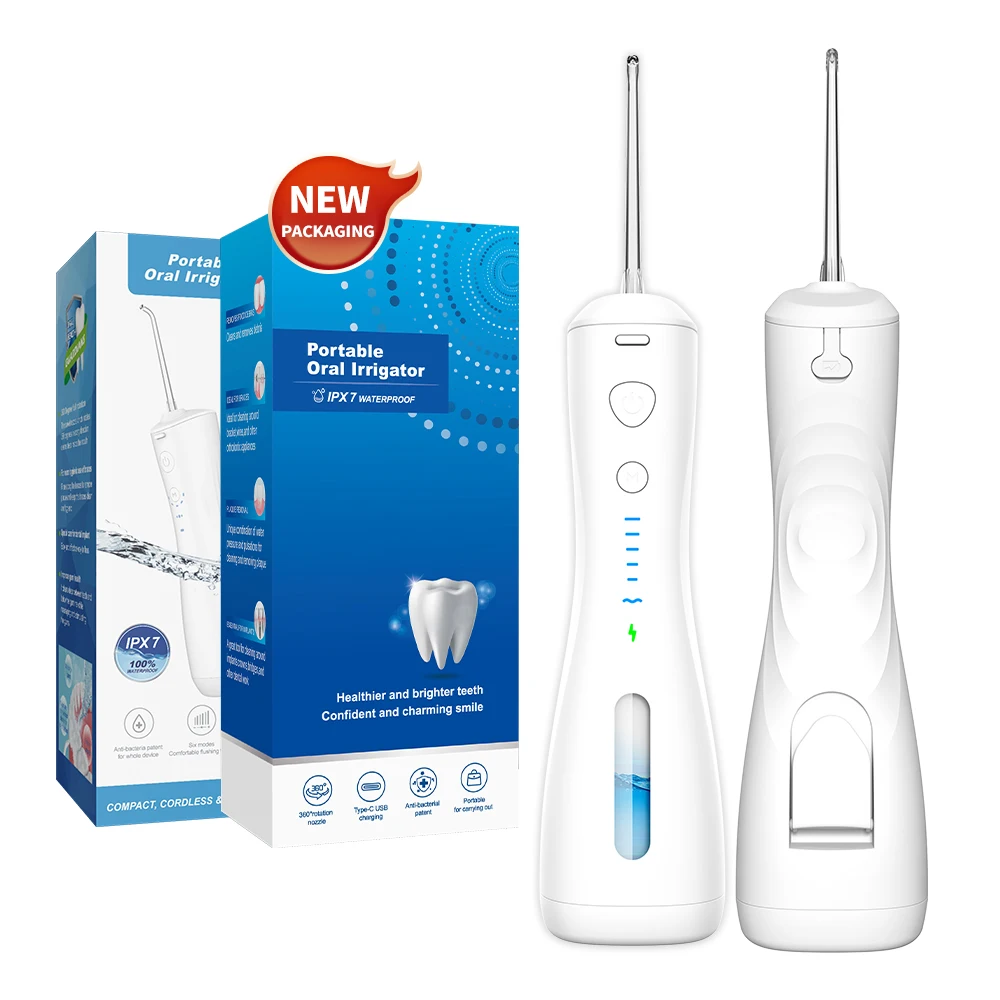 OEM ODM AvailableMCElife Rechargeable Oral Portable Irrigator Dental Water Flosser For Daily Teeth Cleaning
