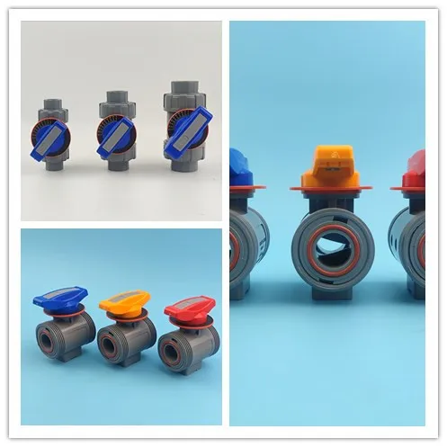 DN15-DN25 CPVC V-Ball Valve Metering Valve for Home Soft Wash
