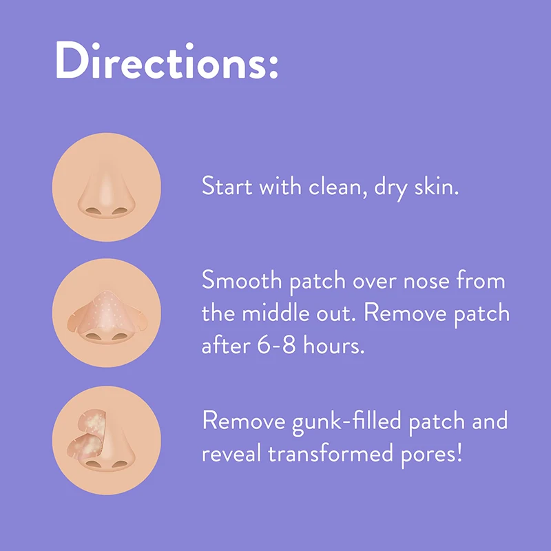 Overnight Hydrocolloid Treat Nose Pimple Patches for Nose Zit