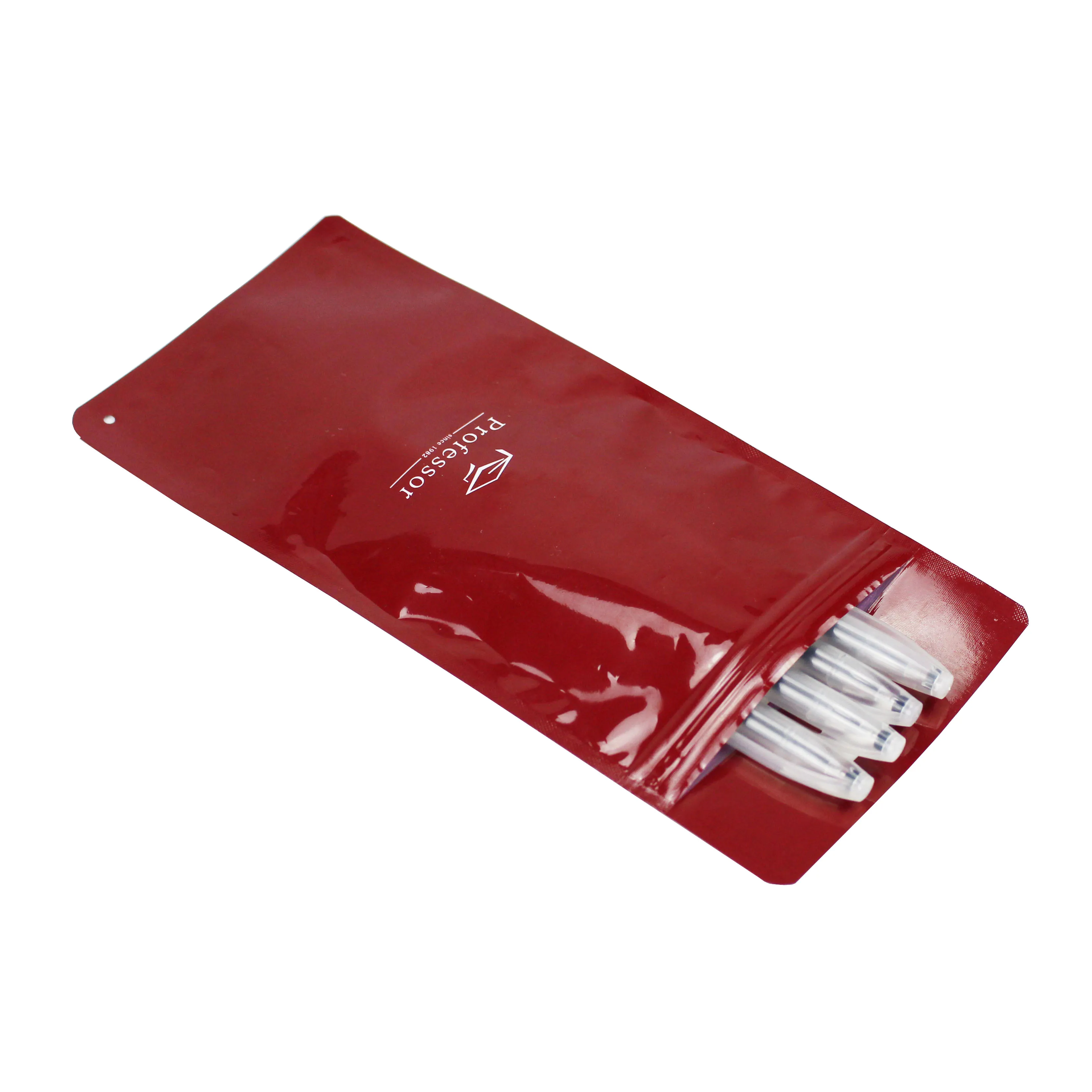 Small Bags Wholesales plastic bags transparent 3 Sides Seal Zipper Pouch Resealable data cable packaging