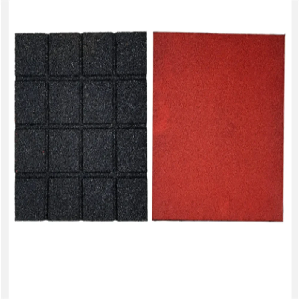 High density Colorful EPDM Outdoor Rubber Mat 50cm*50cm for playground park