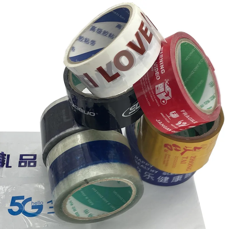Clear Packing Tape Custom Jumbo Roll Shipping Heavy Duty Packaging Tape for Shipping Packaging Moving Sealing
