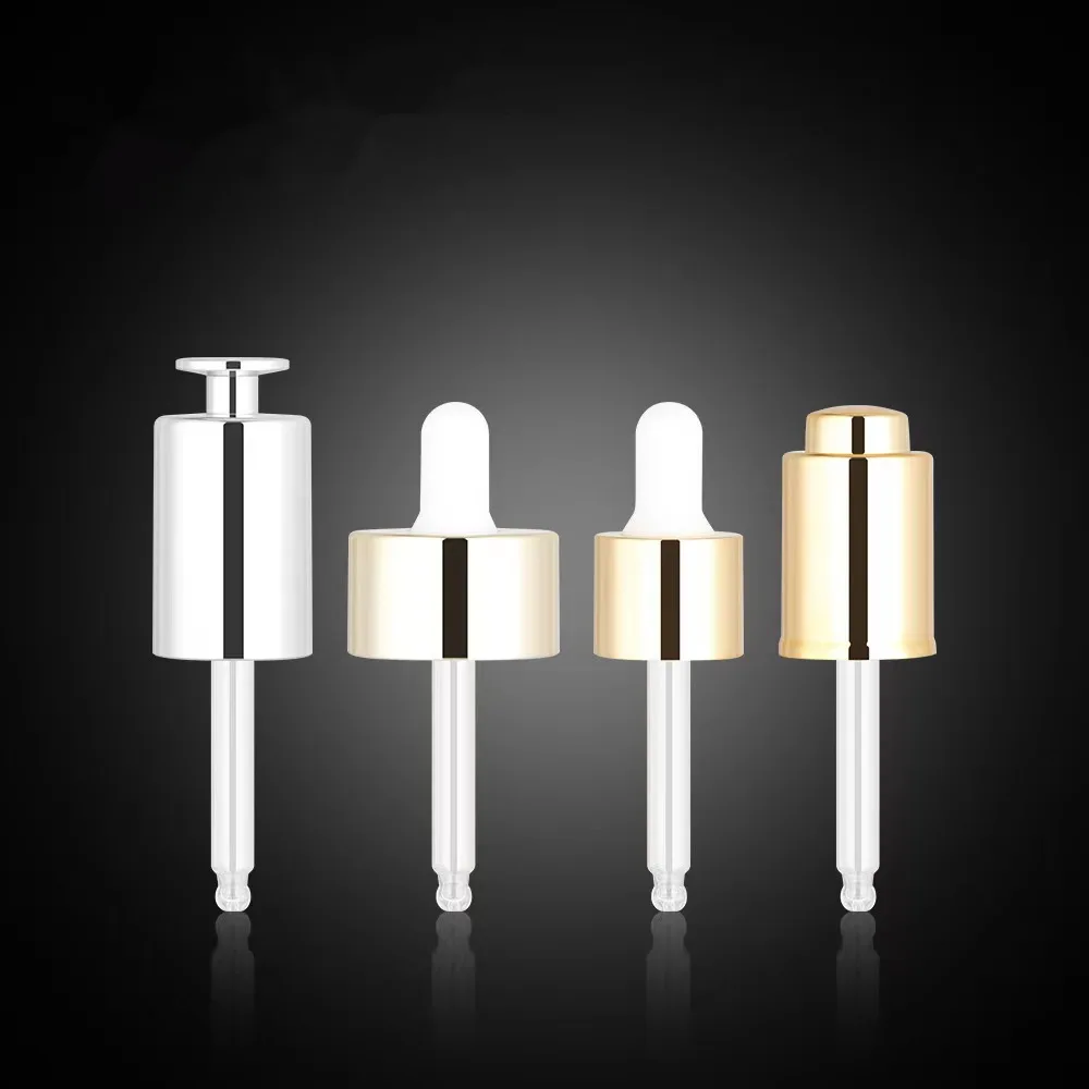 Cosmetic Skin Care Packaging 20ml 30ml Amber Clear Cylinder Hair Beard Essential Oil Serum Glass Dropper Bottle with Eye Dropper