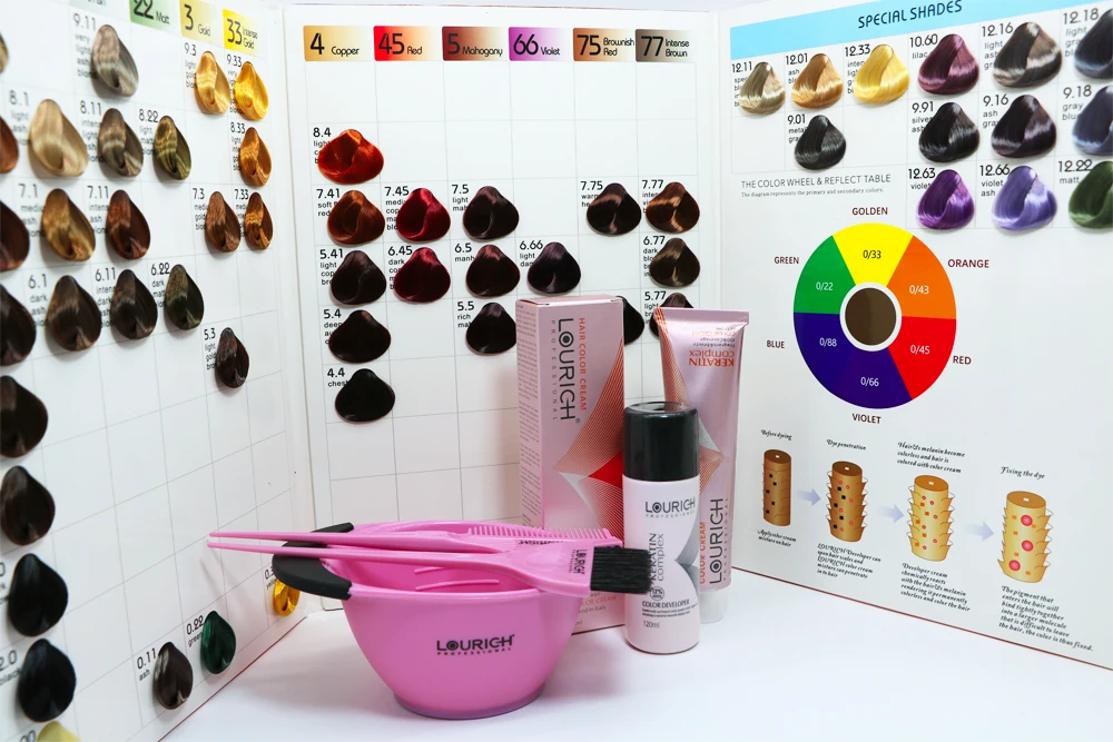 Salon Barber Hair Bleach Dyeing Tool Hair Salon Color Dye Brush Tinting Bowl Comb Brushes Dye Hair Tools