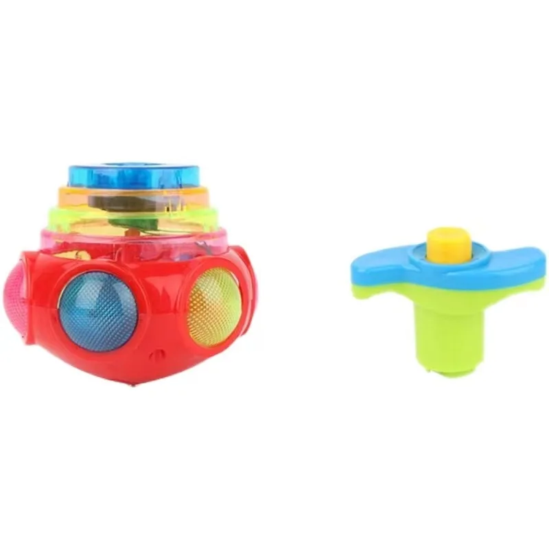 Long-lasting spinning Multicoloured gyro toys Light up soft music gyro toys Flash music gyro toys