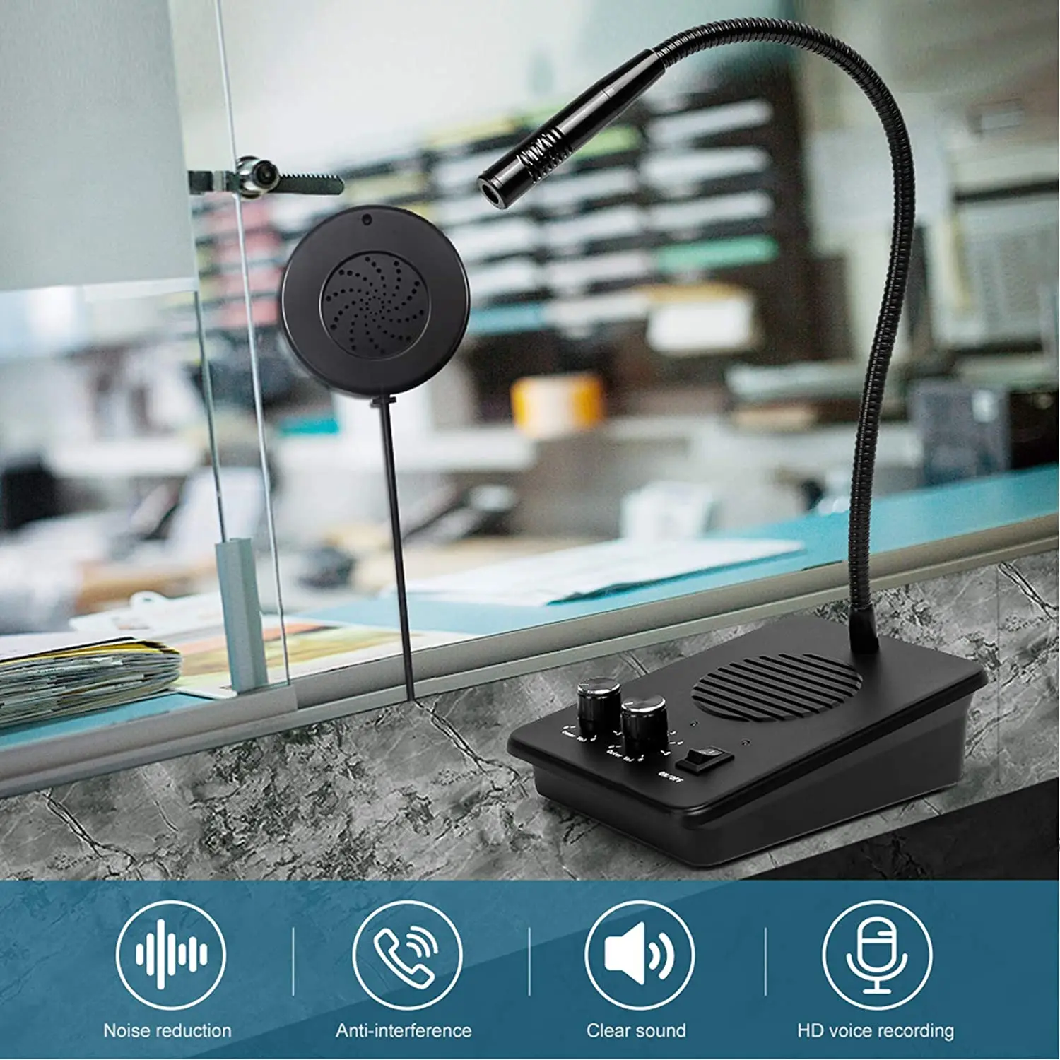 Daytech WI07-2 Dual Way Intercom Professional Speaker System Speaker Audio Sound Speaker System