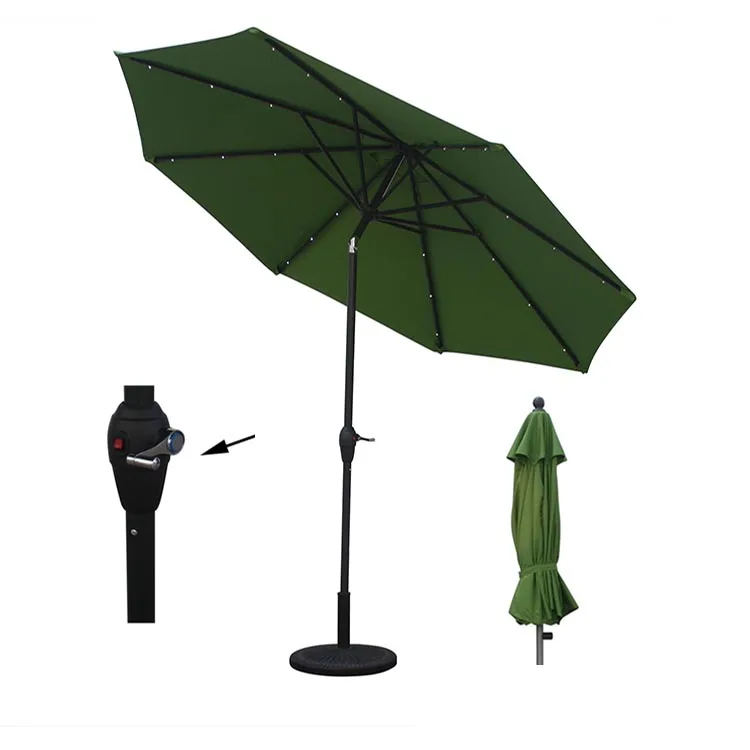 Открытый подвесной зонтик-банан, водонепроницаемый консольный садовый пляжный зонтик от солнца из холста, Железный зонтик для ресторана