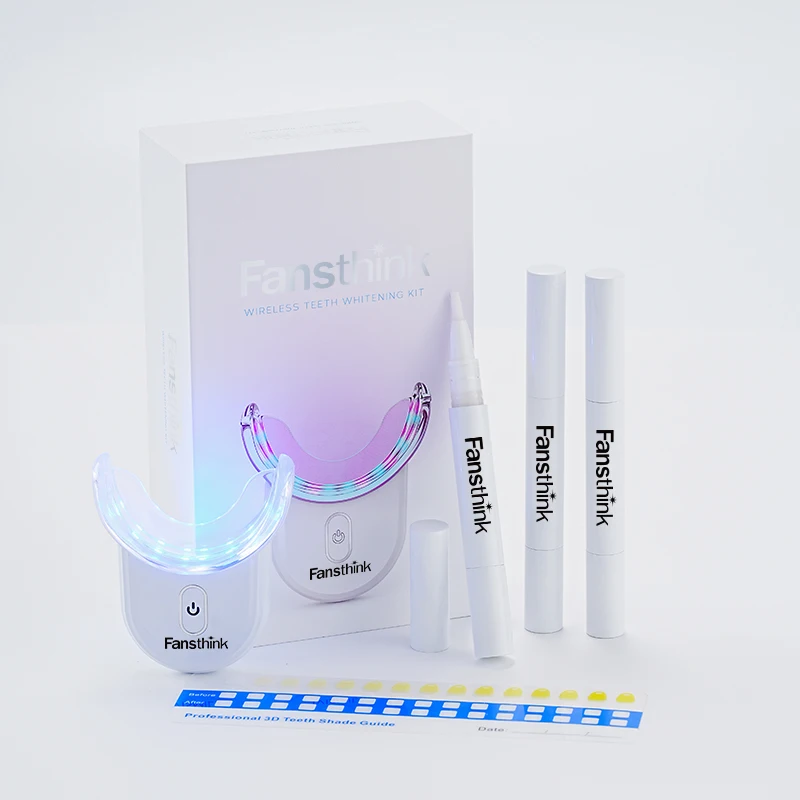 Newest Colorful Teeth Whitening Led Kit Private Logo Premium Professional Cold Blue Teeth Whitening Home Kits
