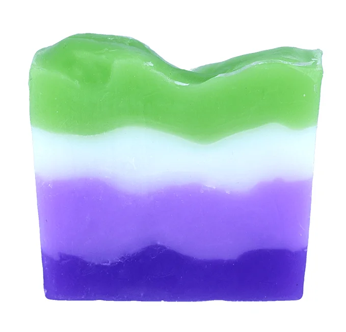 B1406 Pure Therapy Soap Korean Exfoliating Arbutin Soap Colorful Rainbow Perfume Handmade Toilet Soap
