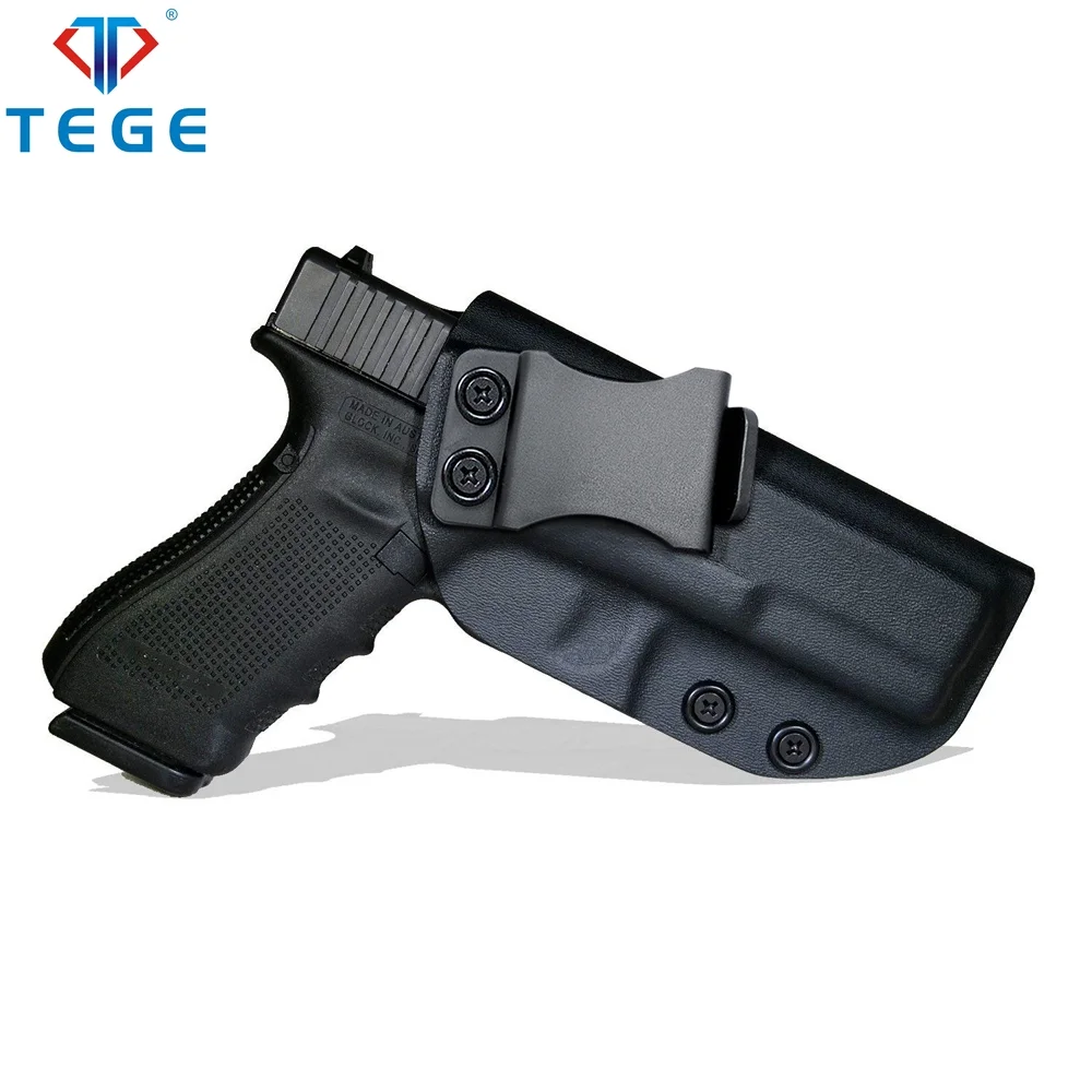  Tege IWB kydex кобура Glock17/22/31 кобуры внутри скрытый в стиле милитари пистолет аксессуары для