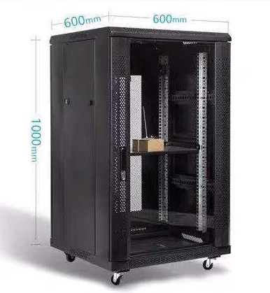 Wholesale 19inch 32U Network Cabinet Rack Server Cabinet Glass Door Mesh Door Optional