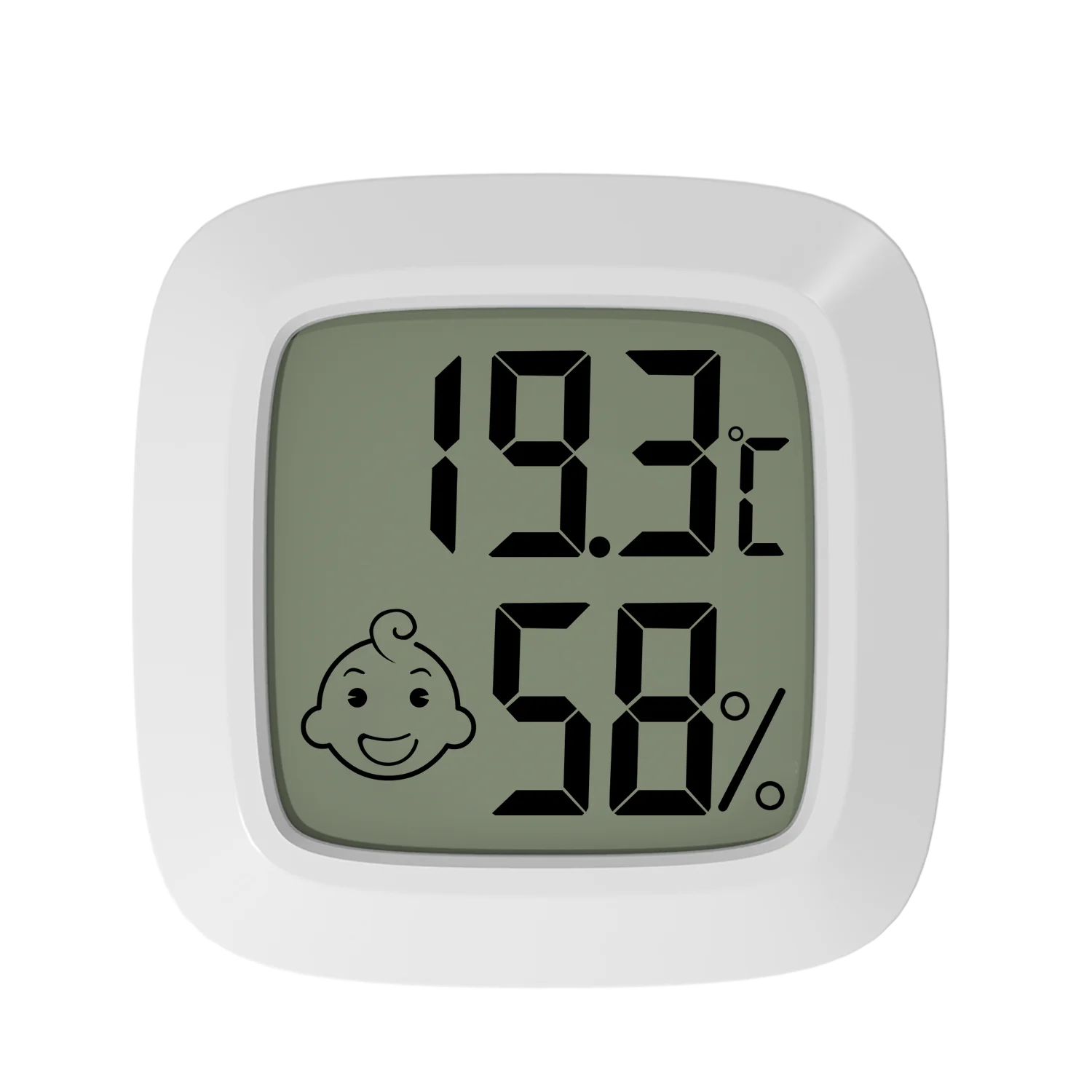 AMAZON Mini household and Indoor Temperature Humidity-  Fahrenheit units  for baby room,office,restaurant, with magnet and tags