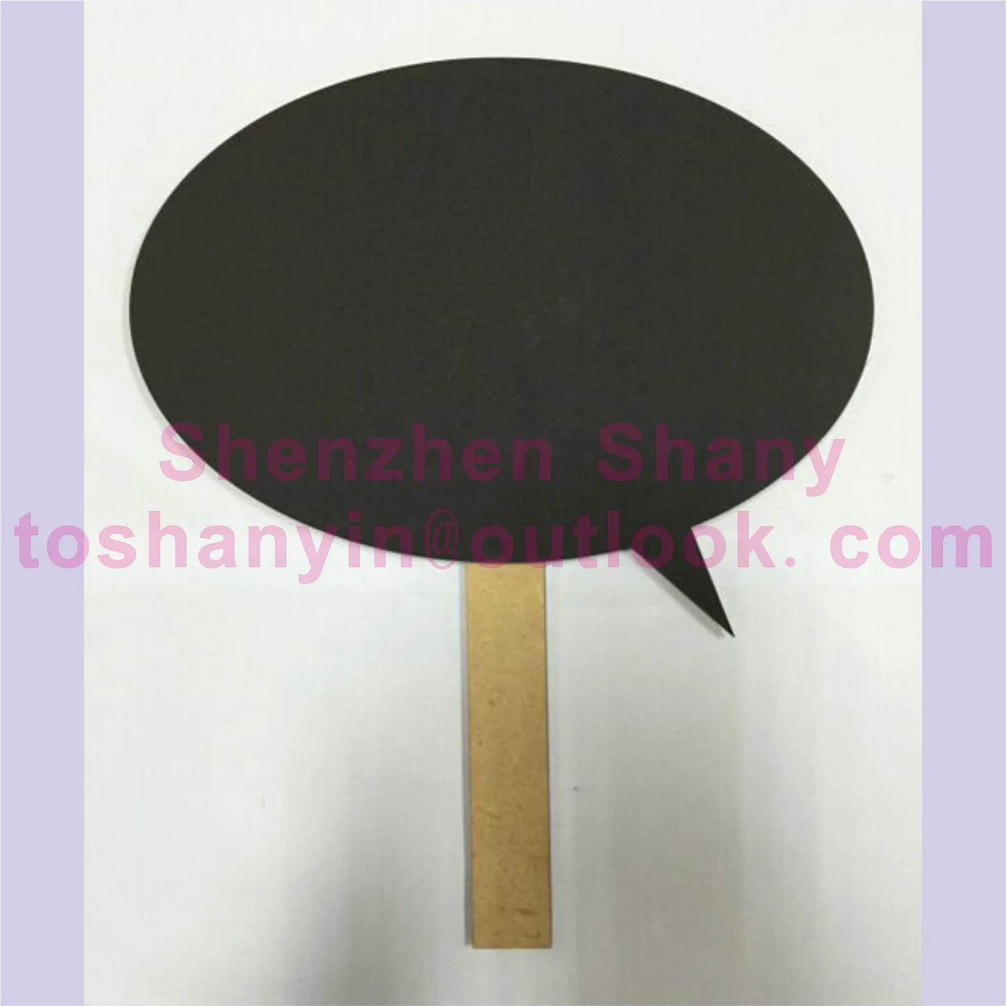 Mini wooden chalk board memo message sign