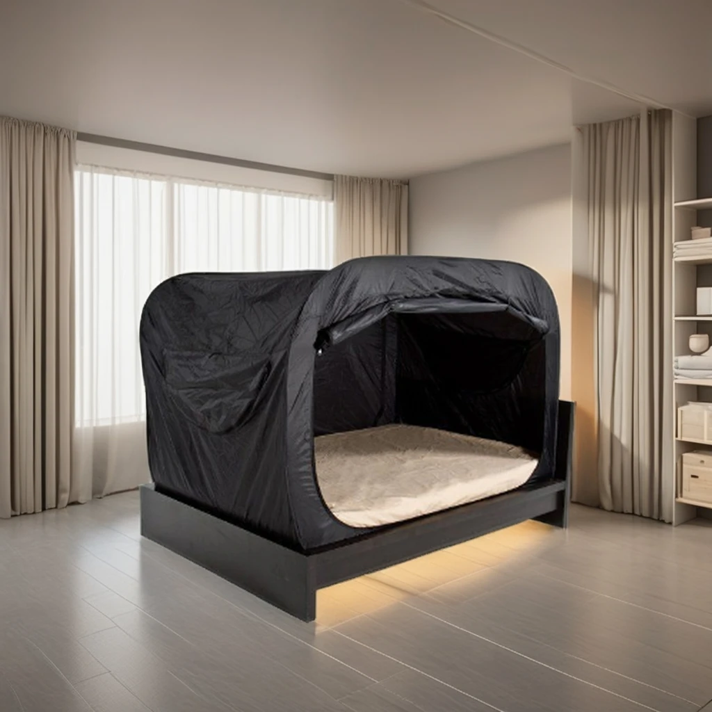 2024 Hot Selling Single Layer Bed Privacy Pop-up Tent Waterproof for Indoor and Outdoor Camping & Beach Use